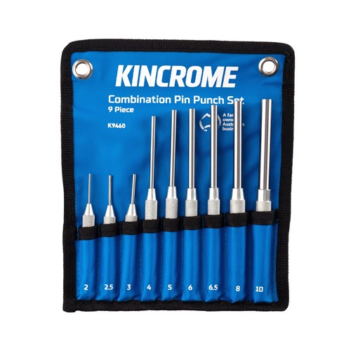 Combination Pin Punch Set 9 Piece