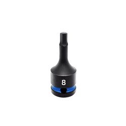 Hex Impact Socket 8mm x 60mm 1/2