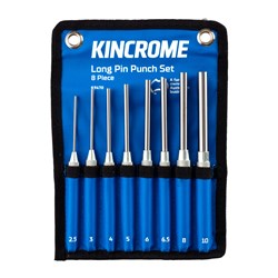 Long Pin Punch Set 8 Piece - Kincrome Tools - Kincrome