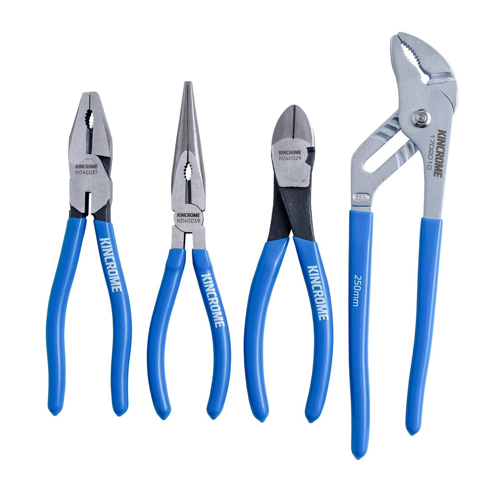 4 Piece Vinyl Grip Plier Set Kincrome Tools Kincrome