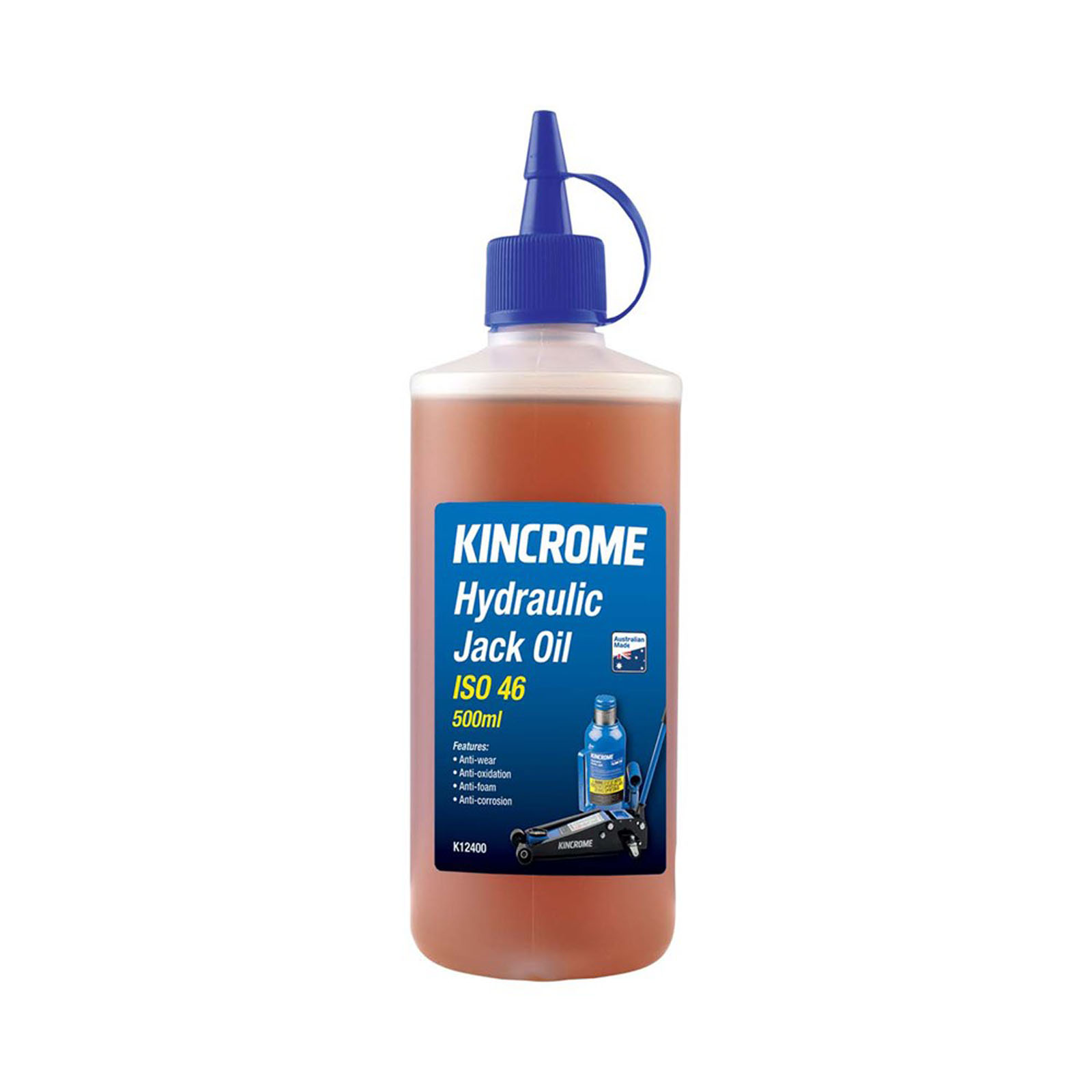 Hydraulic Jack Lubricating Oil 500ml (ISO 46) - Kincrome Tools