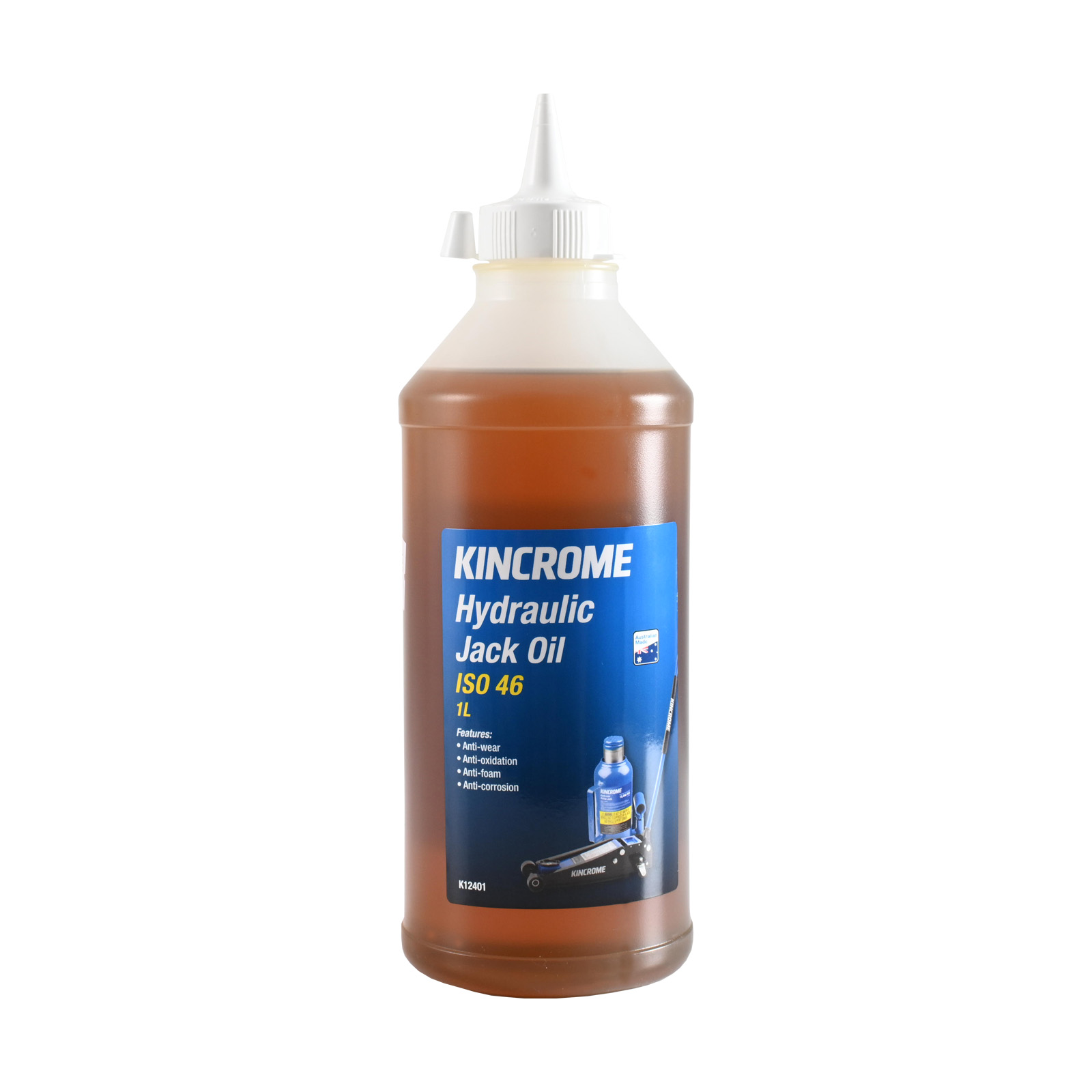 Hydraulic Jack Lubricating Oil 1L (ISO 46) - Kincrome Tools - Kincrome