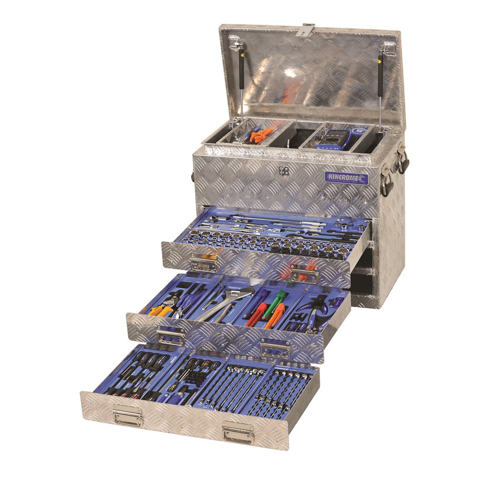 Aluminium Truck Box Tool Kit 279 Piece 1 4 3 8 1 2 Drive Kincrome Tools Kincrome