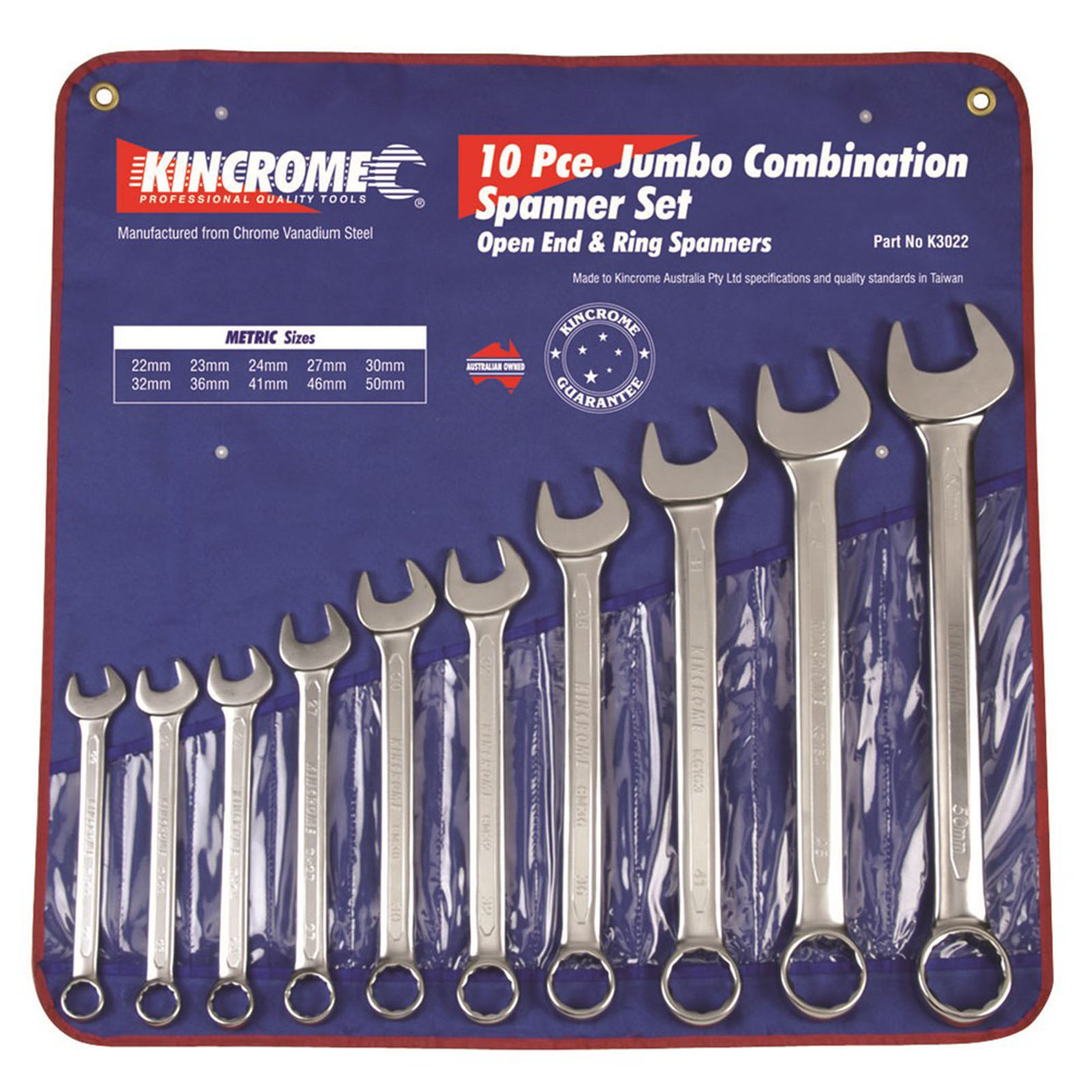 Kincrome jumbo on sale spanner set