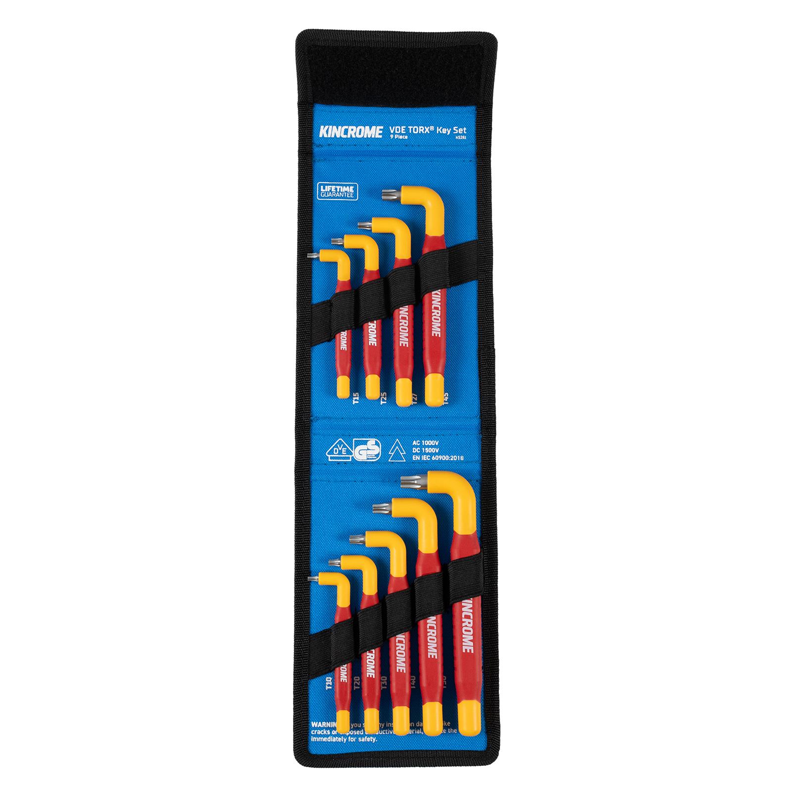 VDE Torx Key Set 9 Piece - Kincrome Tools - Kincrome
