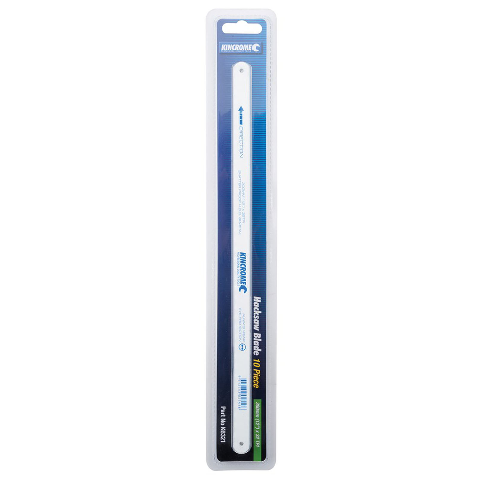 Hacksaw Blades 300mm 12 x 32 TPI 10 Piece Kincrome Tools Kincrome