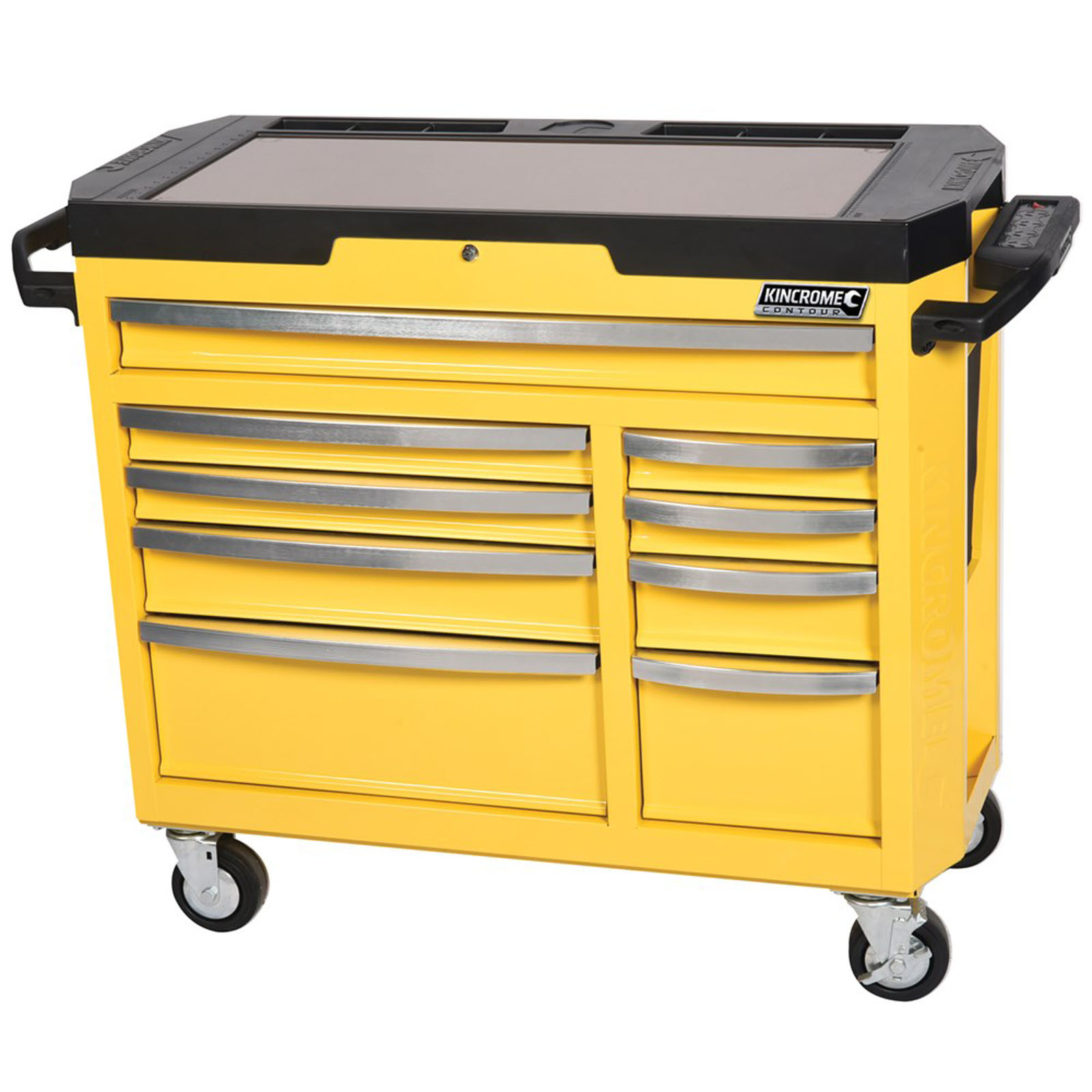 Yellow tool box discount on wheels