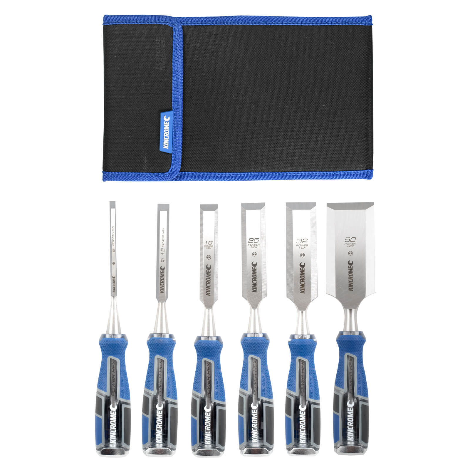 6-PC Set of Woodworking Chisels
