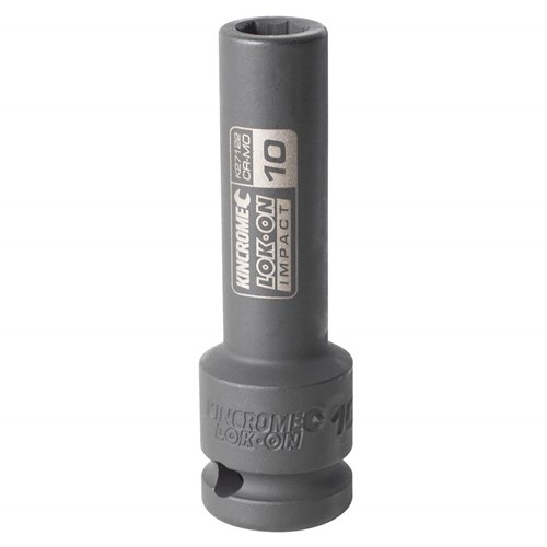 LOK-ON™ Deep Impact Socket 1/2" Drive - Metric