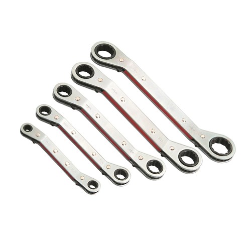 Ratchet Ring Spanner Set 5 Piece