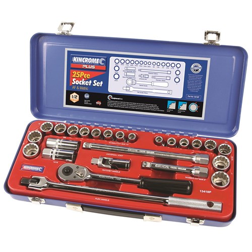 Socket Set 25 Piece Imperial & Metric