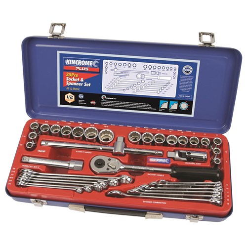 Socket & Spanner Set 35 Piece Imperial & Metric