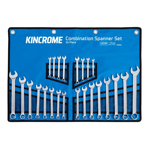Combination Spanner Set 24 Piece - Metric/Imperial