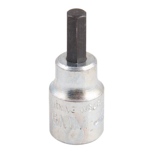 Hex Bit Socket 6mm 3/8" Drive