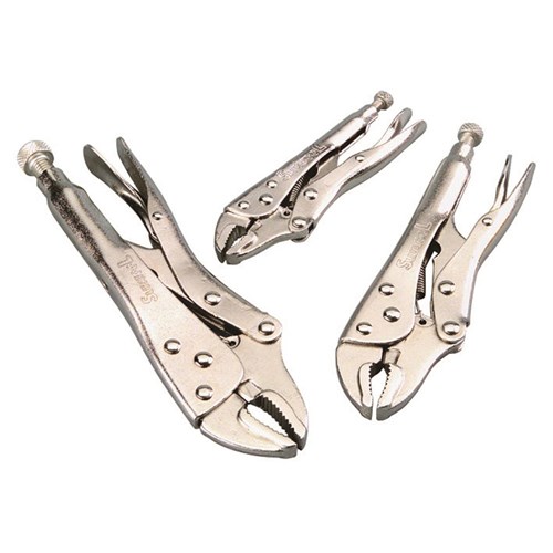 Locking Pliers Set  3 Piece 