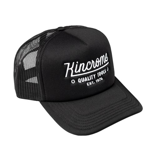 BLACK SCRIPT CAP
