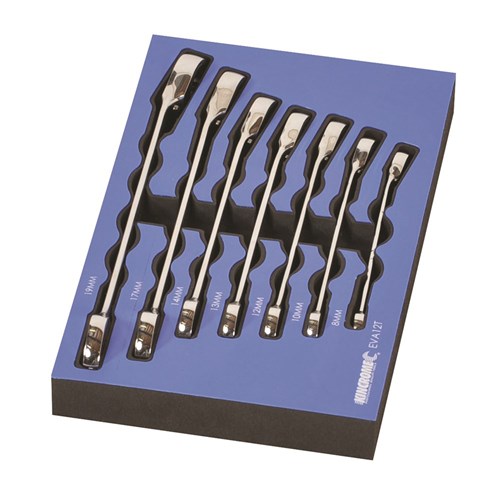 EVA Tray Reversible Gear Spanners 7 Piece