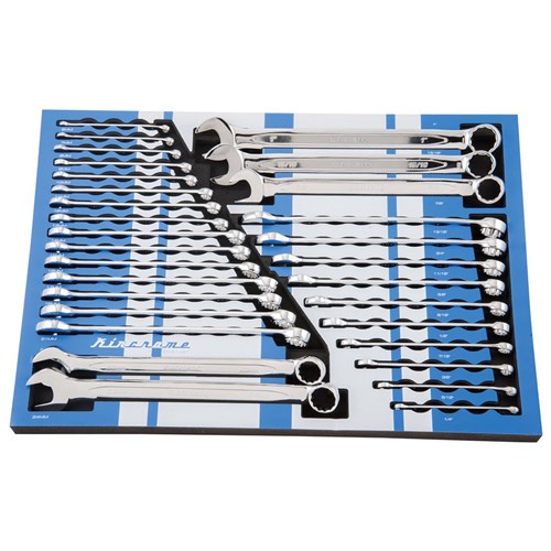 EVA Tray - RETRO Combination Spanners 30 Piece