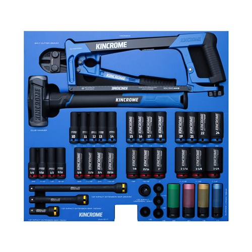 TRUCK BOX 42 Piece Impact Sockets & Accessories EVA Tray