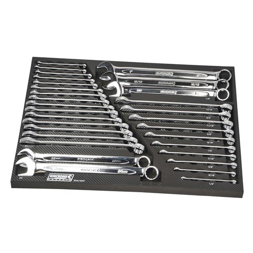 EVA Tray Combination Spanner Set 30 Piece
