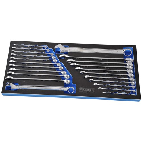 EVA Tray Combination Spanner Set 22 Piece