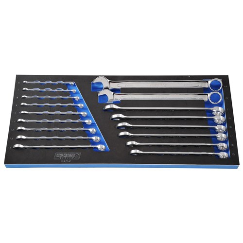 EVA Tray Combination Spanner Set 17 Piece