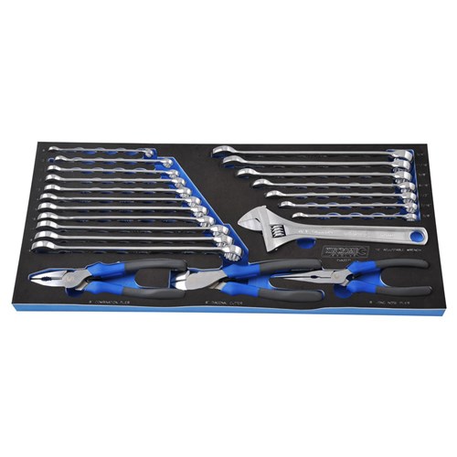 EVA Tray Spanner, Plier & Wrench Set 22 Piece