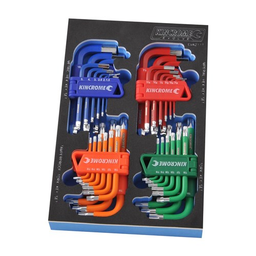 EVA Tray Hex & TORX Keys 36 Piece