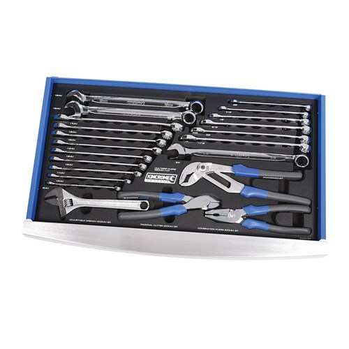 EVA Tray Spanner, Plier & Wrench Set 22 Piece