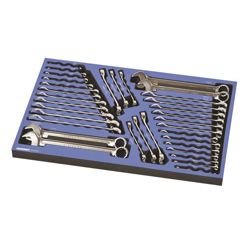 EVA Tray Combination & Flare Nut Spanners 34 Piece