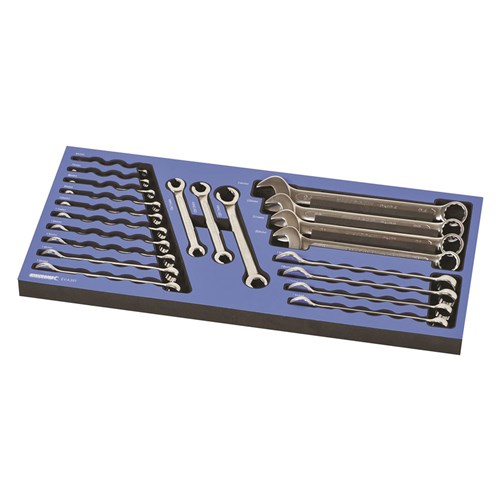 EVA Tray Combination & Flare Nut Spanners 21 Piece