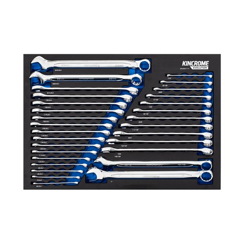 EVOLUTION 30 Piece Combination Spanners EVA Tray