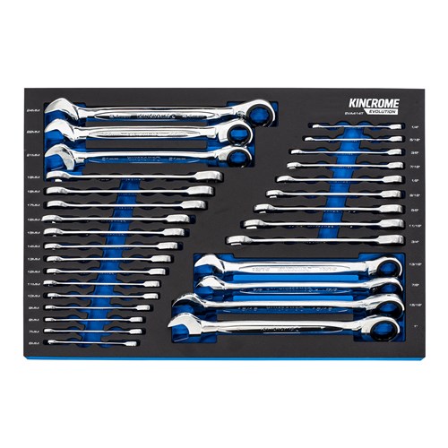 EVOLUTION 30 Piece Gear Spanners EVA Tray