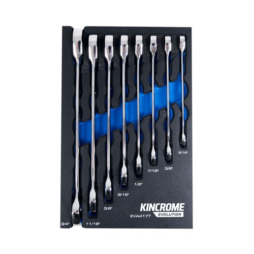 EVOLUTION 8 Piece Gear Spanner EVA Tray