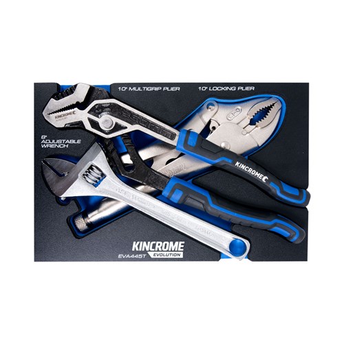 EVOLUTION 3 Piece Pliers & Wrench EVA Tray