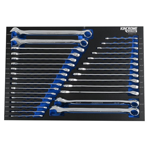 BLUESTEEL® 30 Piece Combination Spanners EVA Tray