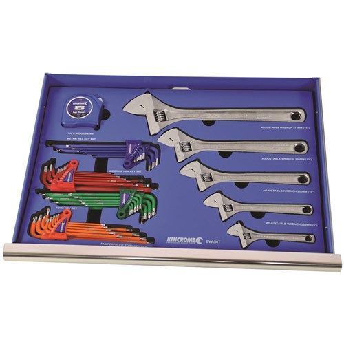 EVA Tray Adjustable Wrench & Keys 42 Piece