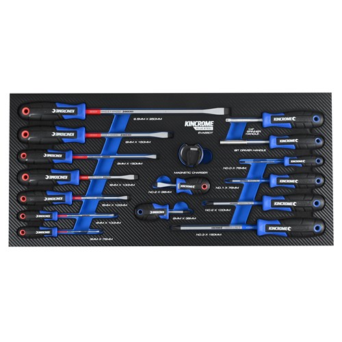 BLUESTEEL® 16 Piece Screwdrivers EVA Tray