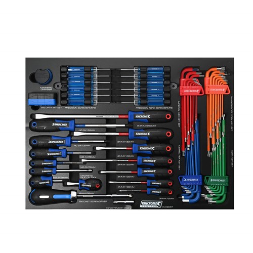 CONTOUR® 105 Piece TorqueMaster® Screwdrivers & Fastening EVA Tray