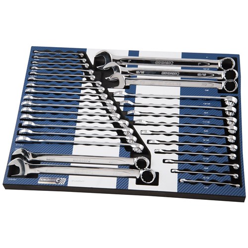 EVA Tray - CONTOUR Combination Spanners 30 Piece