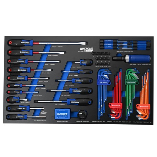 OFF-ROAD 105 Piece TorqueMaster® Screwdriver & Fastening EVA Tray 