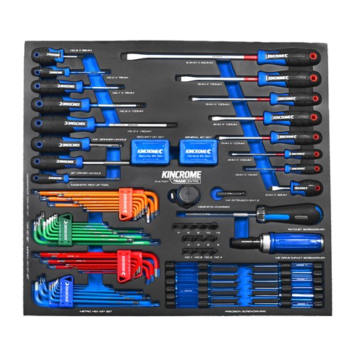 TRADE CENTRE 154 Piece TorqueMaster® Screwdrivers & Fastening EVA Tray