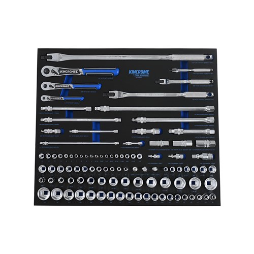 TOOL ARMOUR 99 Piece LOK-ON™ Sockets & Accessories EVA Tray