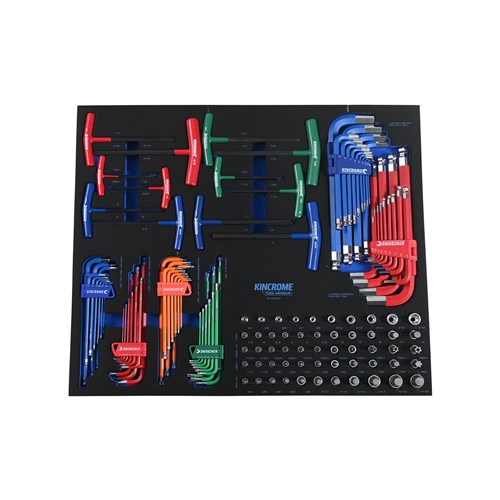 TOOL ARMOUR 140 Piece Hex & TORX® Keys & Sockets EVA Tray