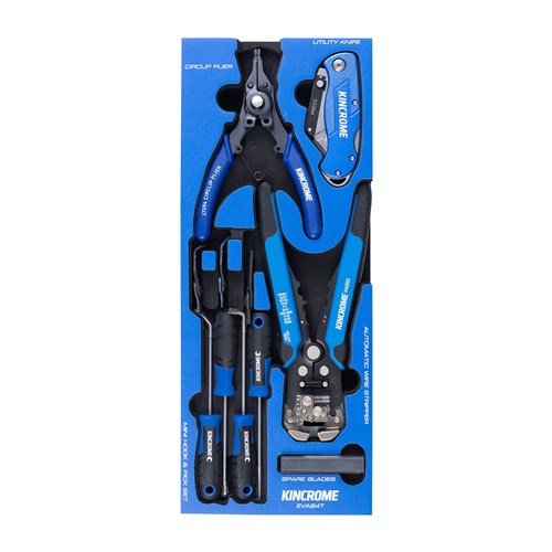 TRUCK BOX 11 Piece Circlip Pliers, Knife, Hook & Pick Set EVA Tray