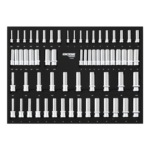 CONTOUR® 64 Piece LOK-ON™ Deep Sockets EVA Tray