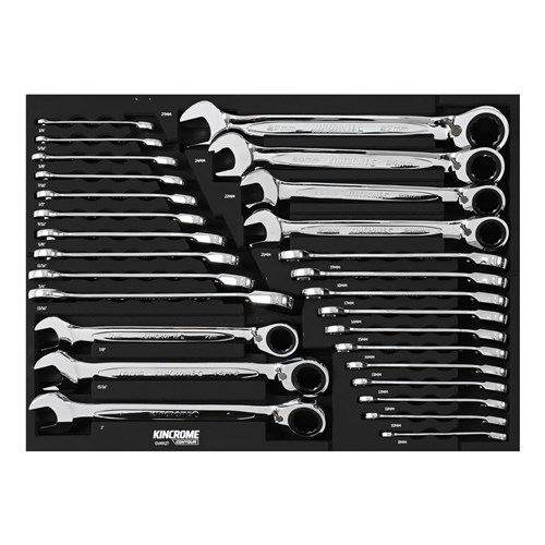 CONTOUR® 28 Piece Reverse Gear Spanners EVA Tray