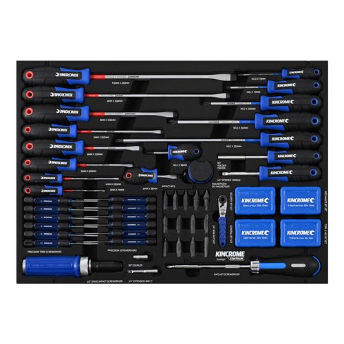 CONTOUR® 187 Piece TorqueMaster® Screwdrivers & Fastening EVA Tray