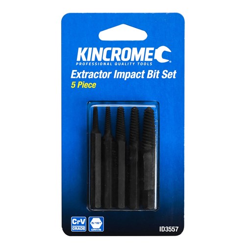 Extractor Impact Bit Set 5/16" Drive 5 Piece