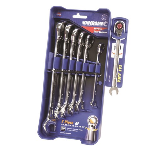 Reverse Gear Spanner Set 7 Piece Imperial